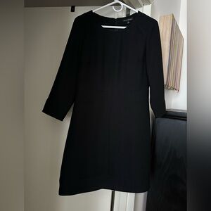 Banana Republic Classic Black Long Sleeve Dress
